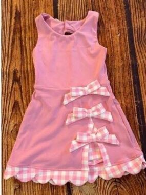 Scallop Pink Athletic Skort Dress New